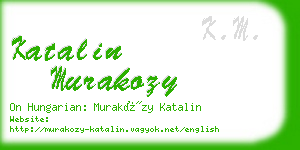 katalin murakozy business card